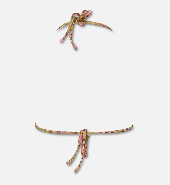 Agua Bendita Embroidered Floral Triangle Bikini Top, Packshot View