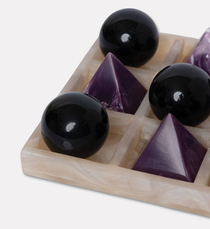 Home Deco and More Glossy Tic Tac Toe Game Board, Packshot View