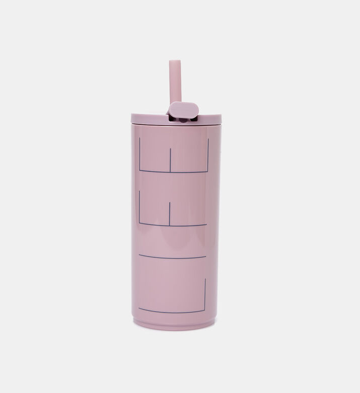 Lettering Straw Travel Cup