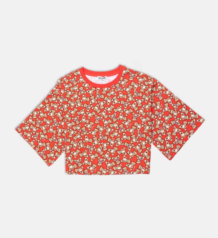 All-over Teddy Bear-print T-shirt