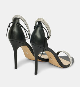 Strass Thin Heel Lace-up Sandals Strass Thin Heel Lace-up Sandals