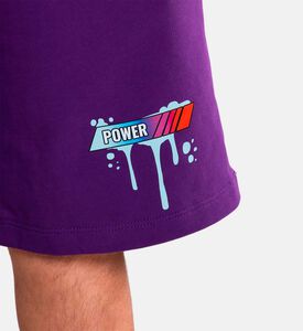 Characters Fight Printed Shorts