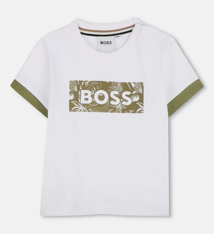 Oversized Palms Tree Print T-shirt