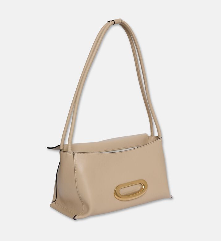 Wandler Veneto Shoulder Linen Bag, Light-beige, Packshot View