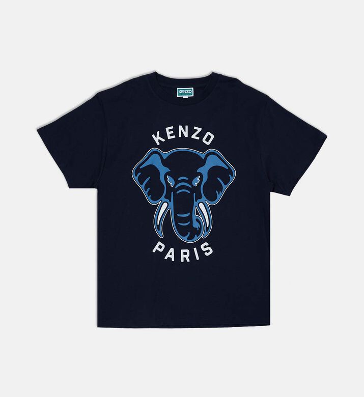 Kenzo Organic Cotton Short-sleeve Logo-print T-shirt, Navy, 14y, Packshot View