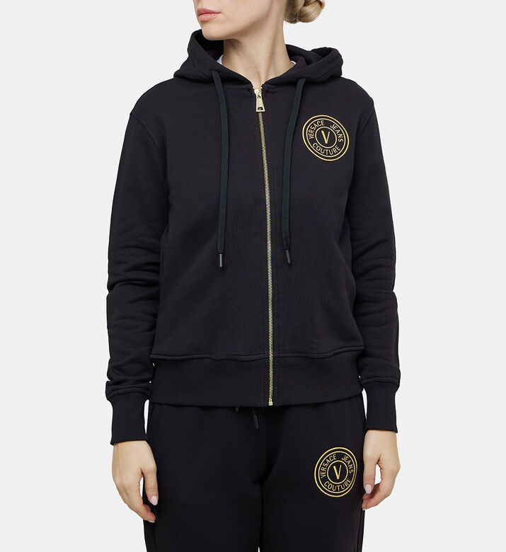 Cotton Fleece Hooded Sweater