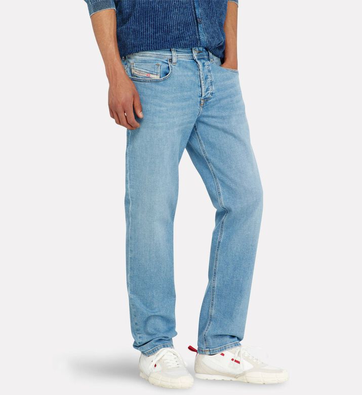 Diesel Slim Straight-fit Denim Jeans, Model View
