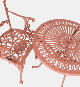 Bistro Dining Table With 2 Chairs Red