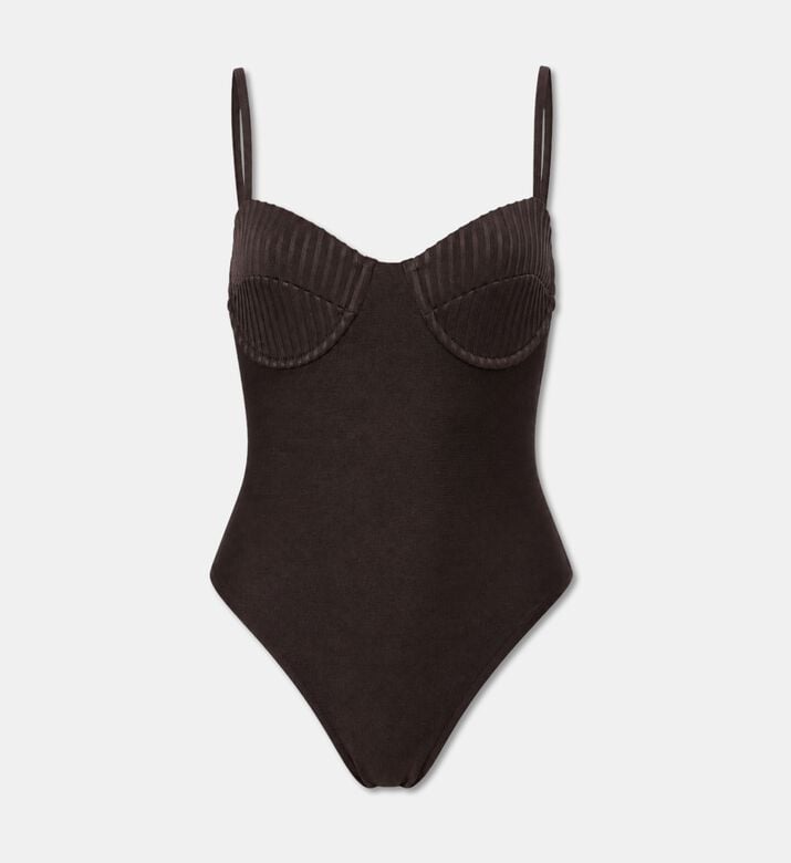 Baobab Lula One-piece Ribbed Swimsuit, Packshot View