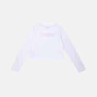 Cotton Colorful Logo-print Top