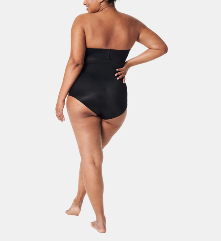 سروال داخلي عالي الخصر شفاف