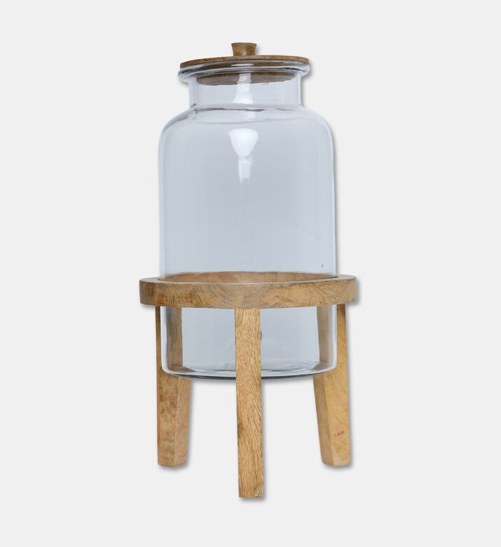 Home Deco and More Wood Base Water Dispenser, Packshot View