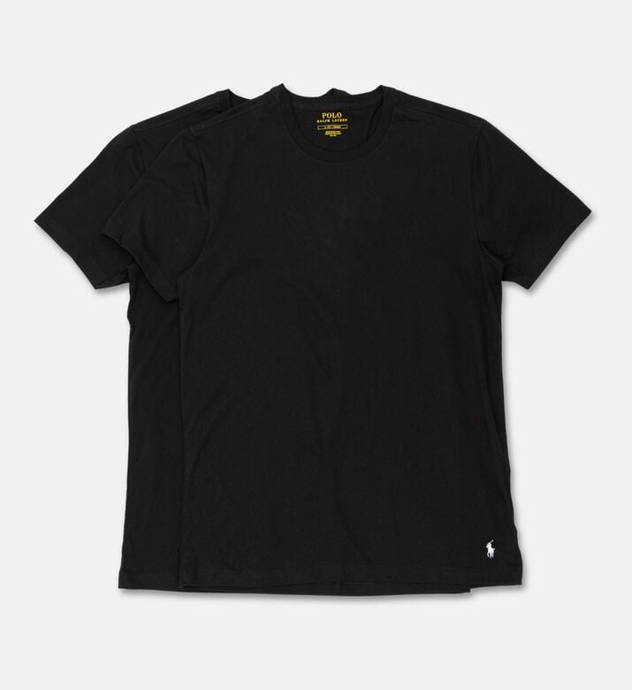 Ralph Lauren Cotton Regular-fit Crewneck T-shirt, Black, S, Packshot View