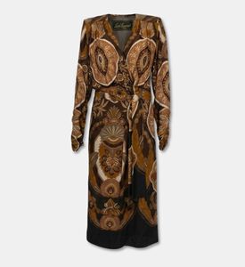 Luisa Spagnoli Paisley-print Wrap-effect Midi Dress, Packshot View