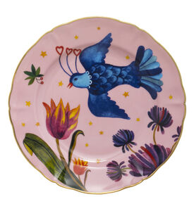Bird Fruit Ceramic Plate