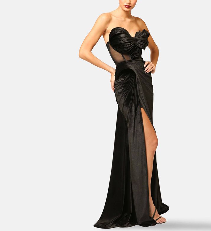 Zeena Zaki Dress Long, Model View