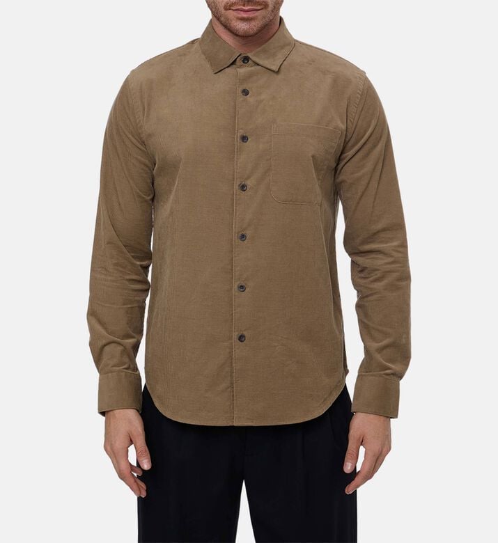 Vince Classic Button Closure Shirt, Model View