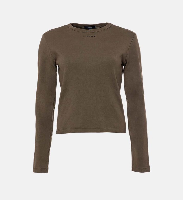 Flavie Crewneck Long-sleeve T-shirt