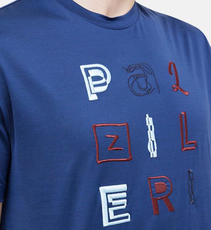 Embroidered Logo Cotton T-shirt Embroidered Logo Cotton T-shirt