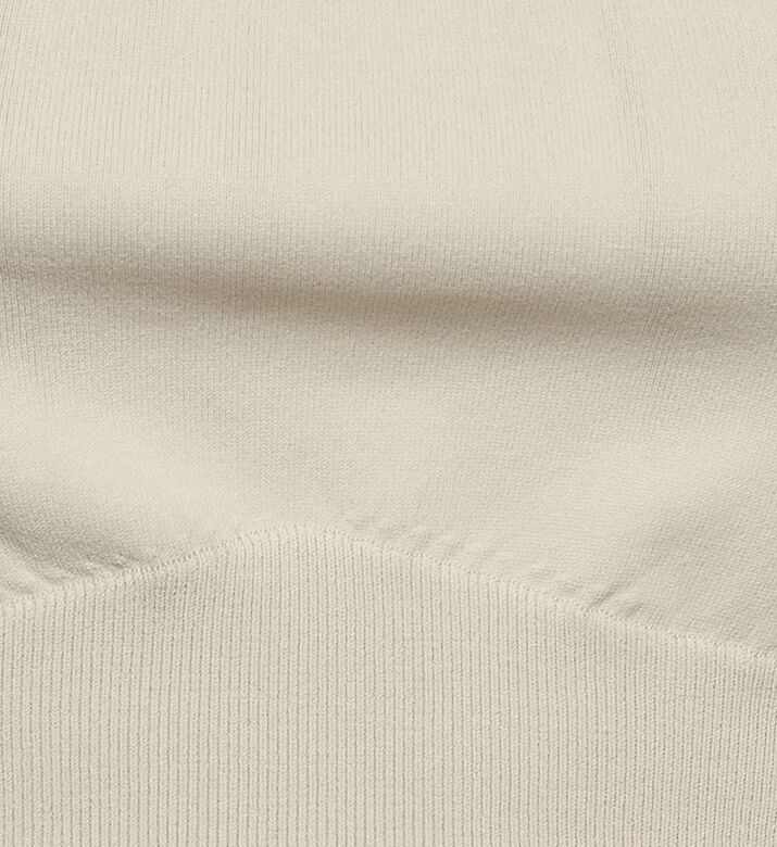 Hermes Grey Stretch Knit Yoga Crop Top Preowned