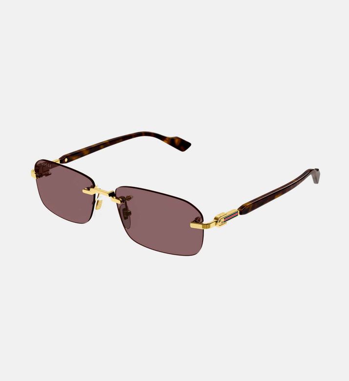 Acetate Rectangular Shape Sunglasses 56