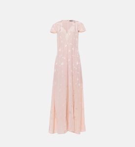 Ravir Jacquard Heart Maxi Dress