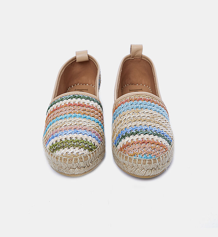 حذاء إسبادريل مقنب متعدد الألوان