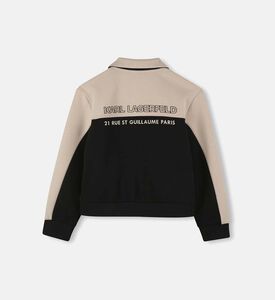 كارديغان ثنائي اللون بطبعة