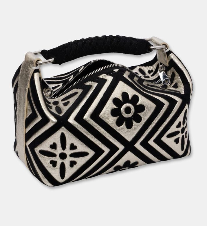 Arad Ghaderian Leather Patchwork Bag, Gold, Packshot View