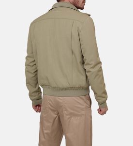 High-neck Zipper Closure Jacket