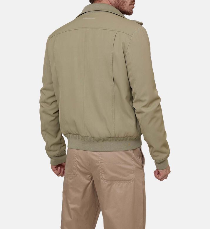 High-neck Zipper Closure Jacket