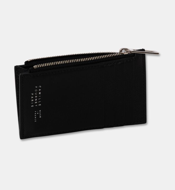 Camille Fournet Alligator Calf Leather Wallet, Black, Packshot View