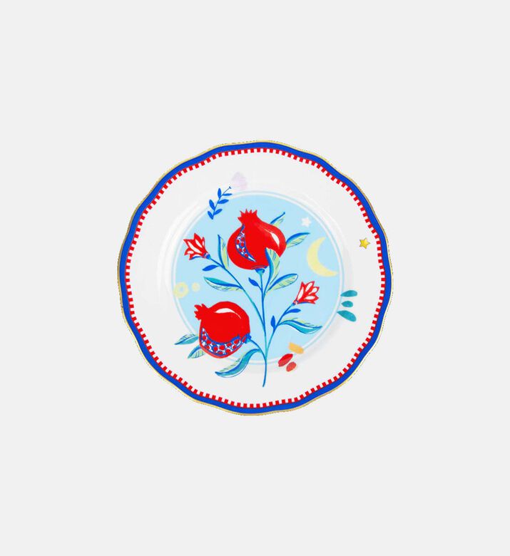 Mamma Mia Pomegranate Dessert Plate - 22 Cm
