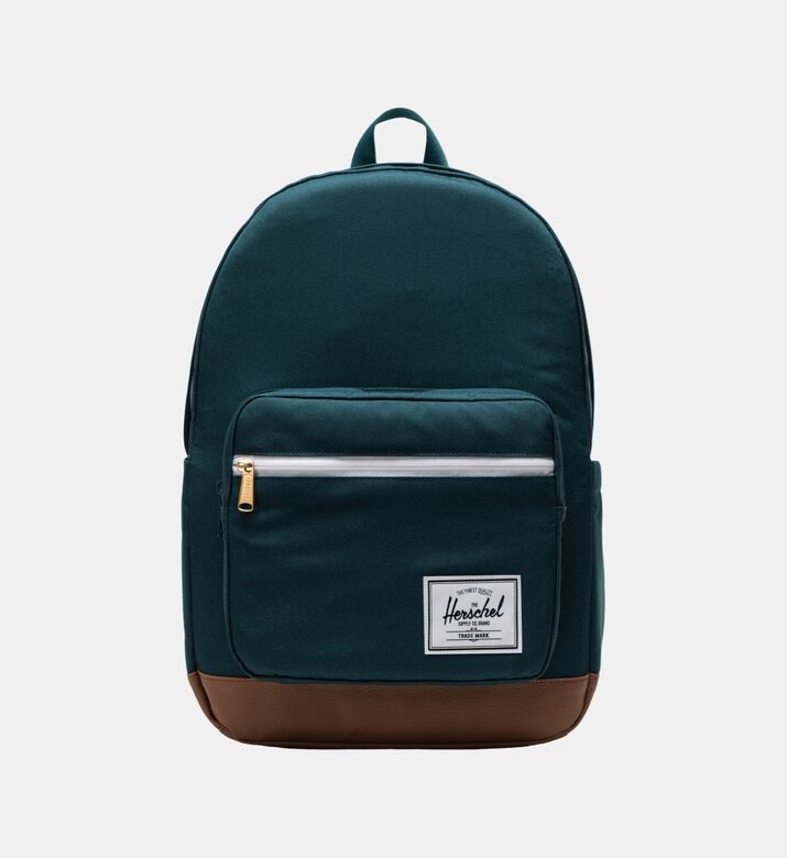 Raven Crosshatch Round-shape Classic Front Pocket Backpack