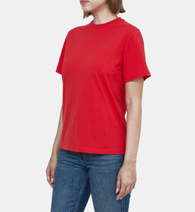 تيشيرت قطن بطبعة لوغو