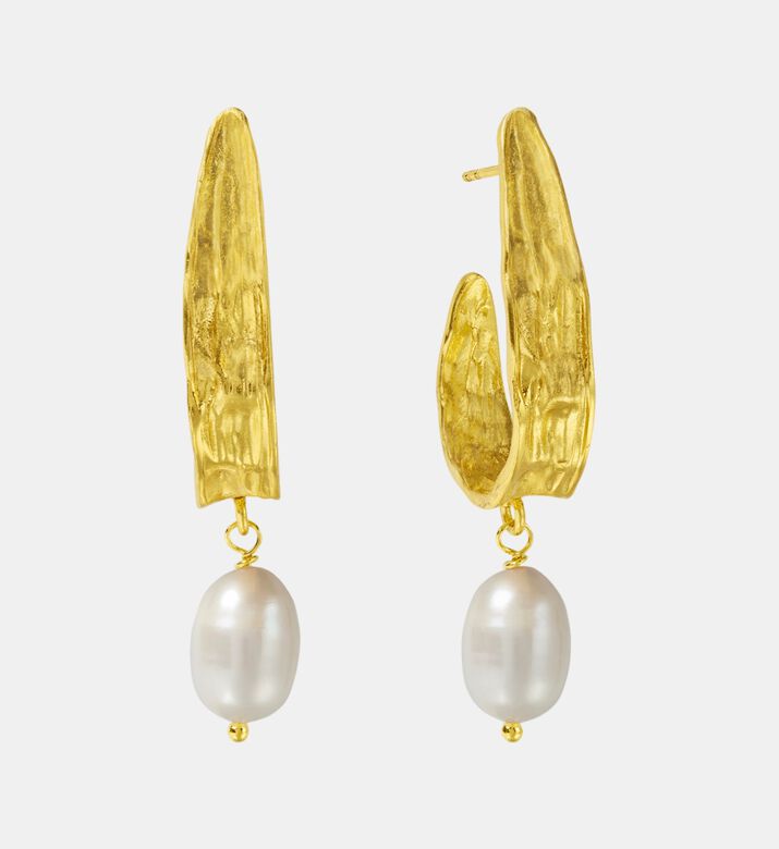 Ottoman Hands Earng Judy Pearl Hoop, Packshot View