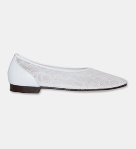 Atana Floral Lace Mesh Ballerinas, Packshot View