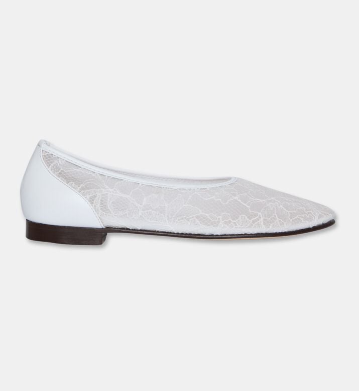 Atana Floral Lace Mesh Ballerinas, Packshot View