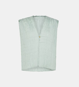 فيست بدون أكمام بياقة في