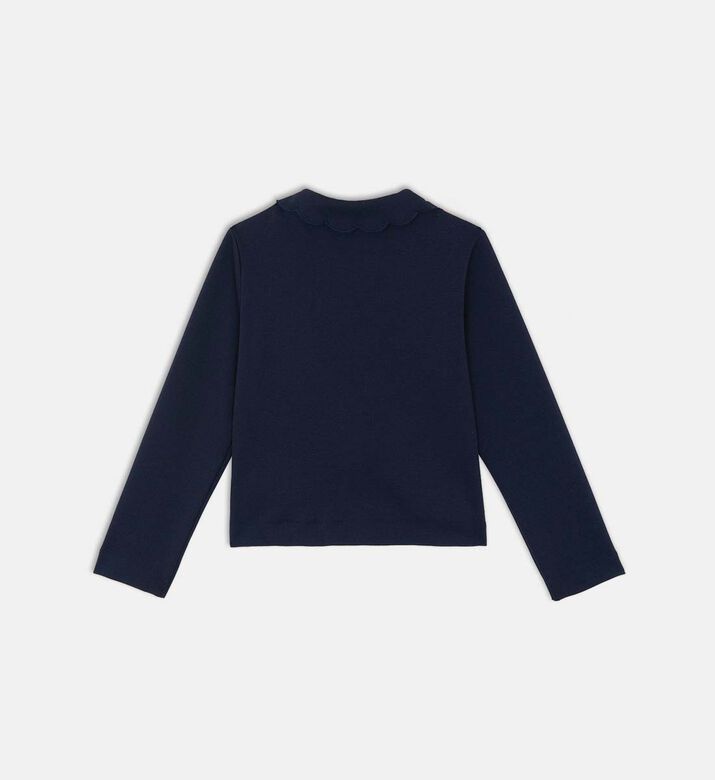 طقم طويل الأكمام بياقة بيتر بان طقم طويل الأكمام بياقة بيتر بان