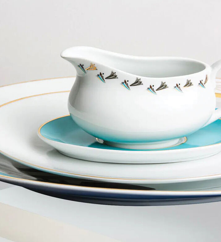 Silsal Sarb Gravy Boat Saucer, Packshot View