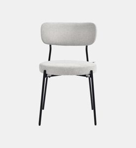 Home Deco and More Archie Fabric Steel Dining Chair, Packshot View