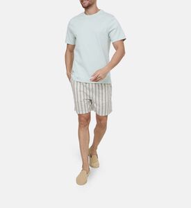 تيشيرت بشعار غرافيكي مطرز