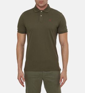 Hackett London Polo Slim, Green, Xl, Model View