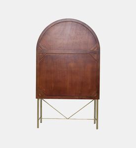 Home Deco and More Pillar Mango Wood Cabinet, Packshot View