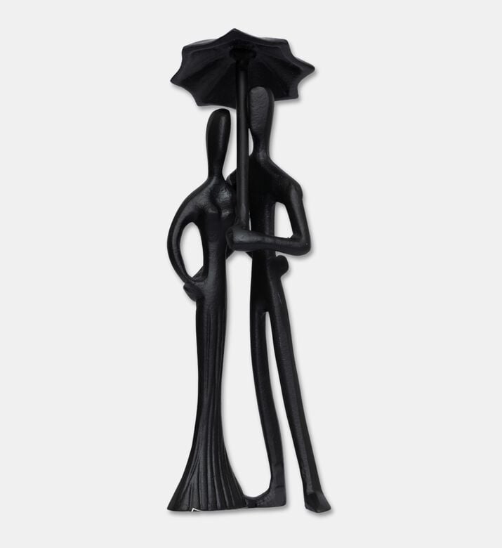 Home Deco and More Couple Umbrella Figurine Sculpture, Packshot View