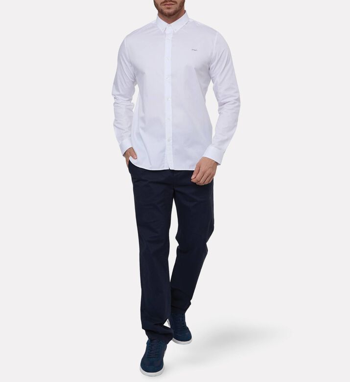 Maison Labiche Button-down Short-sleeve Shirt, Model View