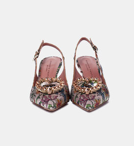 Gary Floral Slingbacks Heels
