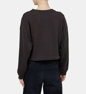 Margo Logo-print Cropped Sweatshirt