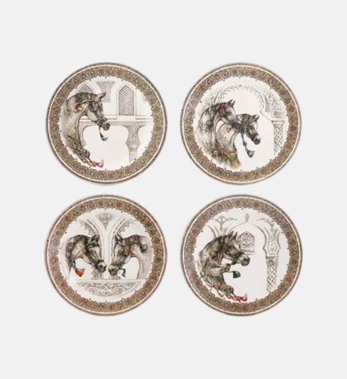 Gien Horses Of The Wind Dessert Plate, 22-cm, Packshot View